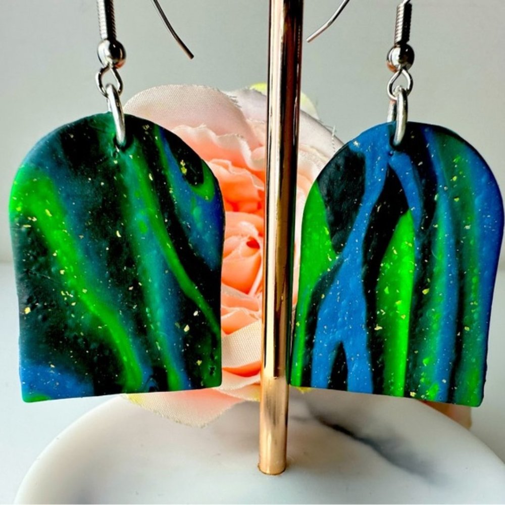 Gorgeous Hand Made Light weight Earrings - Love of Galaxy